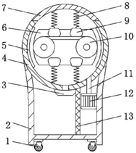 Automatic cleaning device for woven cloth