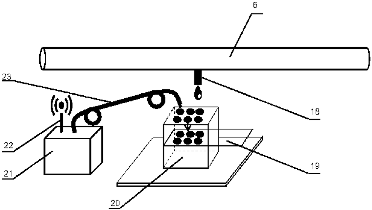 Environment network for detecting content of silver ions based on aldehyde group chip and silver nanoparticles