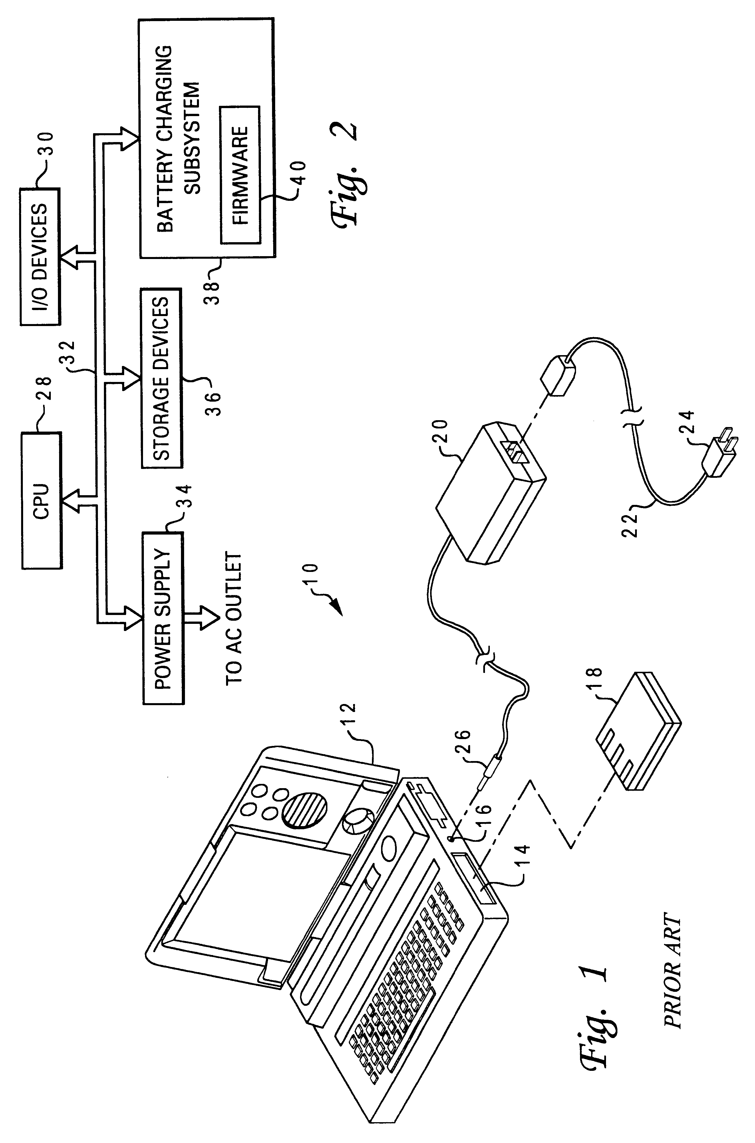 Method and system for remotely supplying power through an automated power adapter to a data processing system