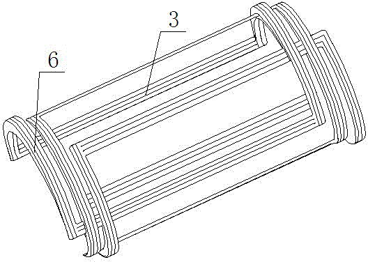 Winding-free end-part spiral-motion induction motor