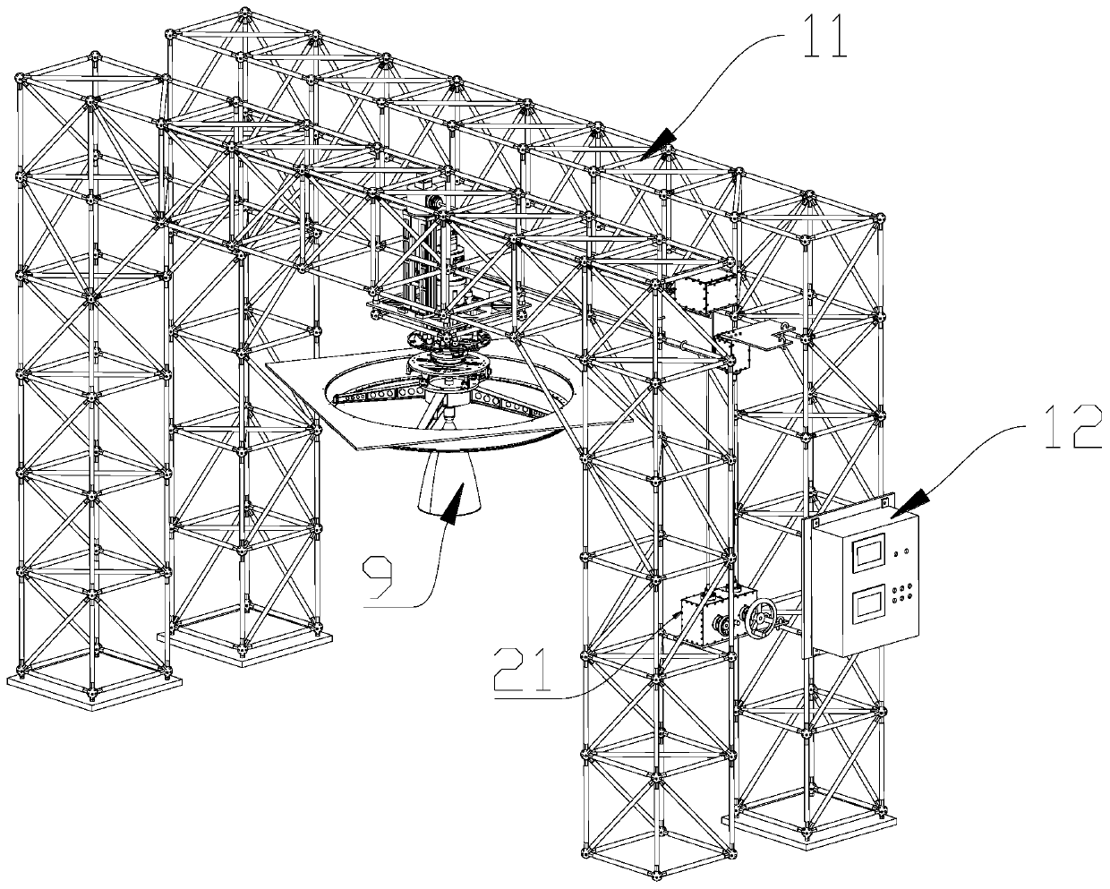 Suspension spinning mechanism and microgravity rollover state simulation system