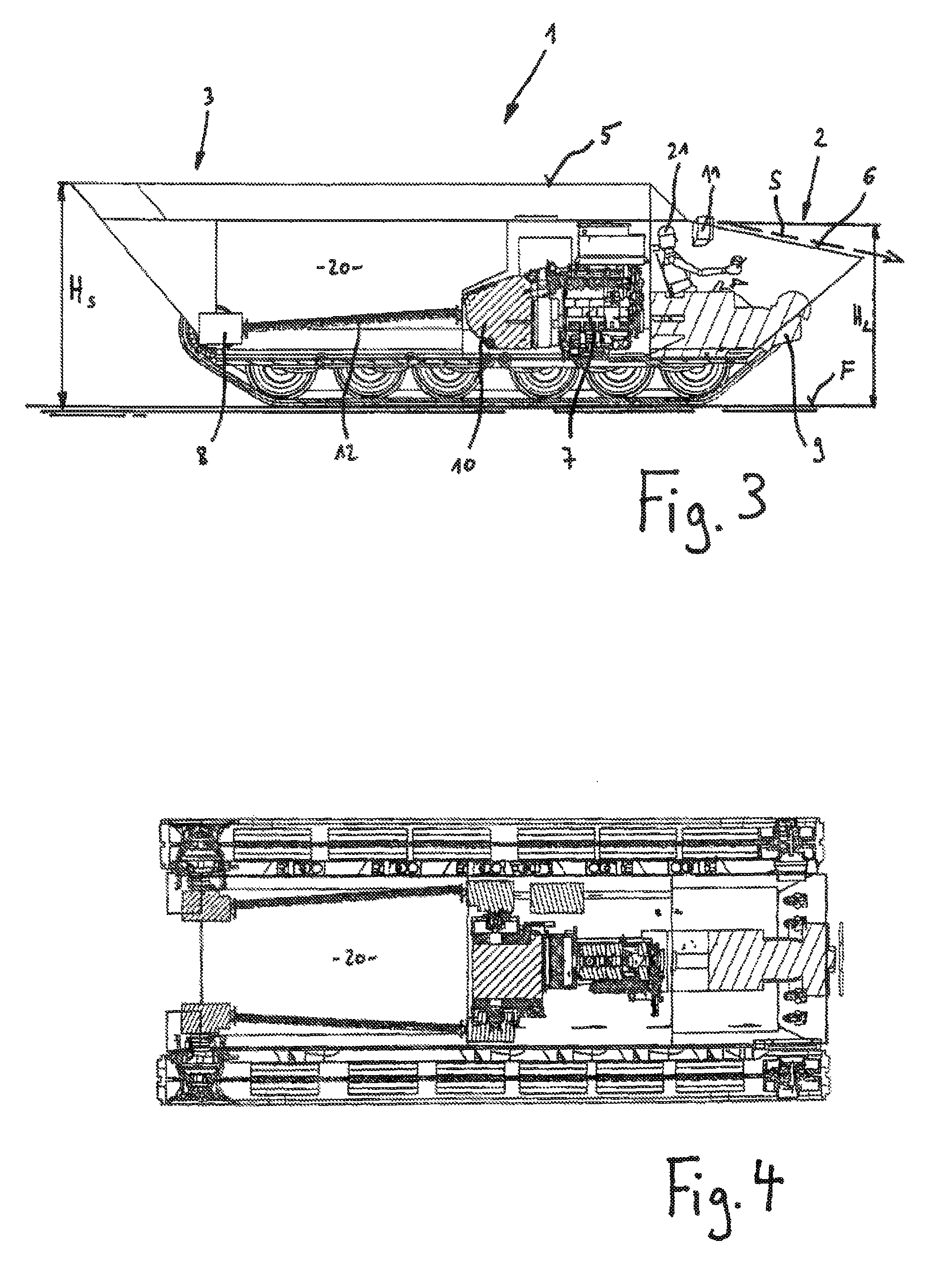 Amphibious vehicle and method for operating an amphibious vehicle