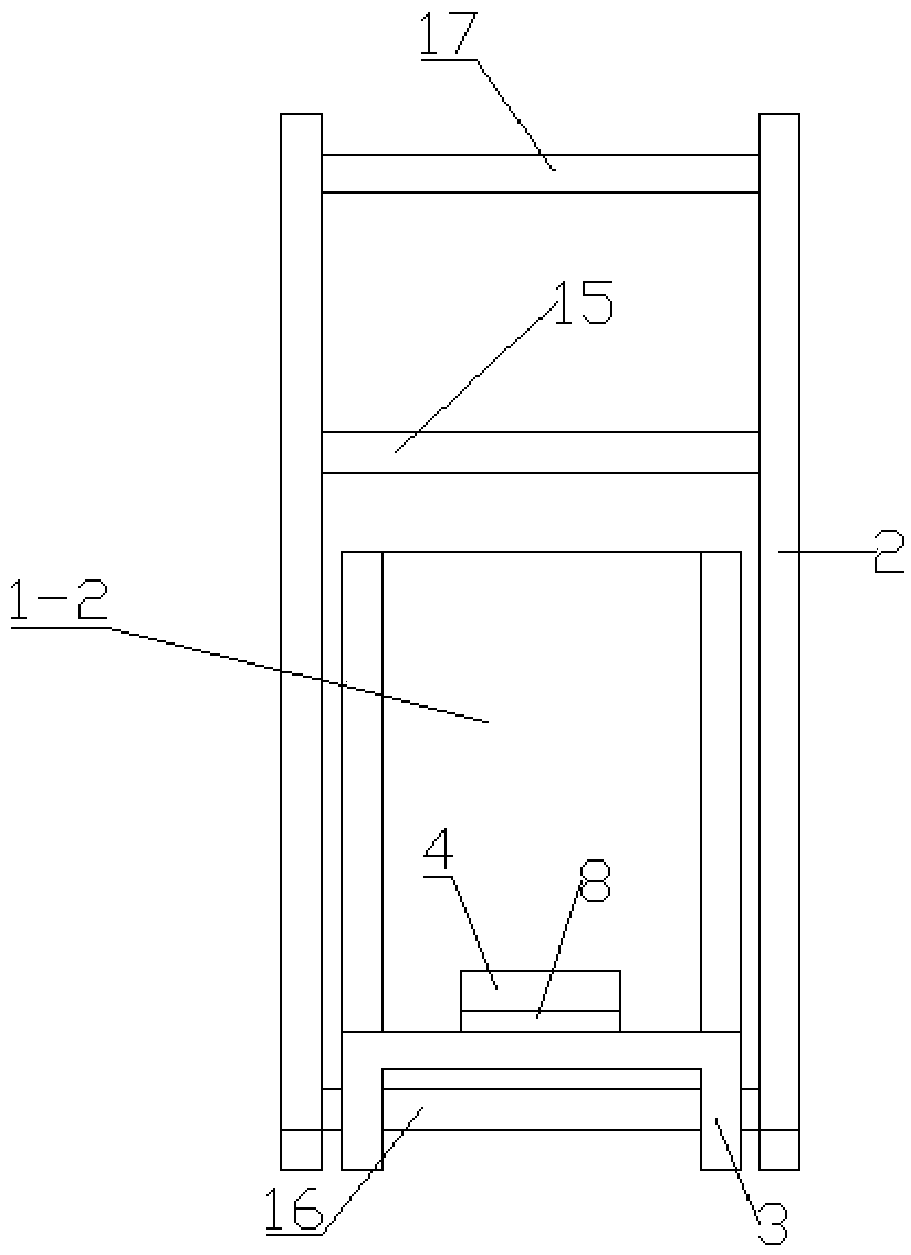 Test device and method for tire strip pull-out test