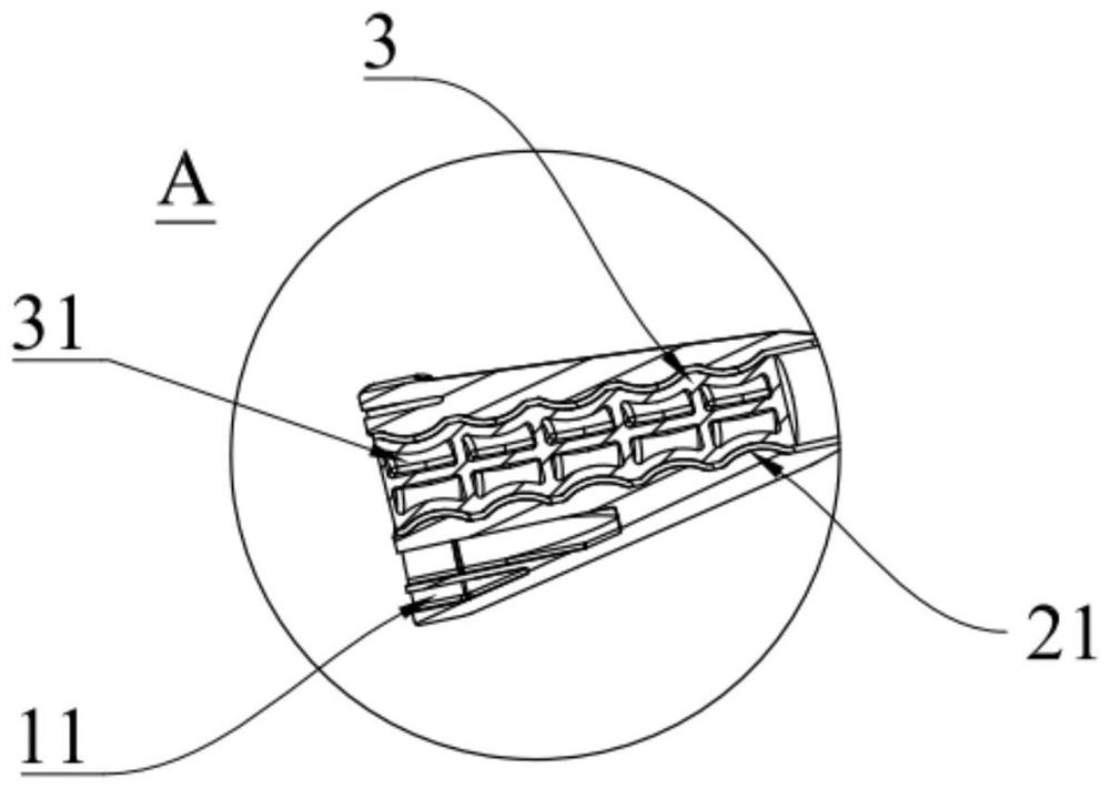 Mudguard supporting rod assembly and manufacturing method thereof