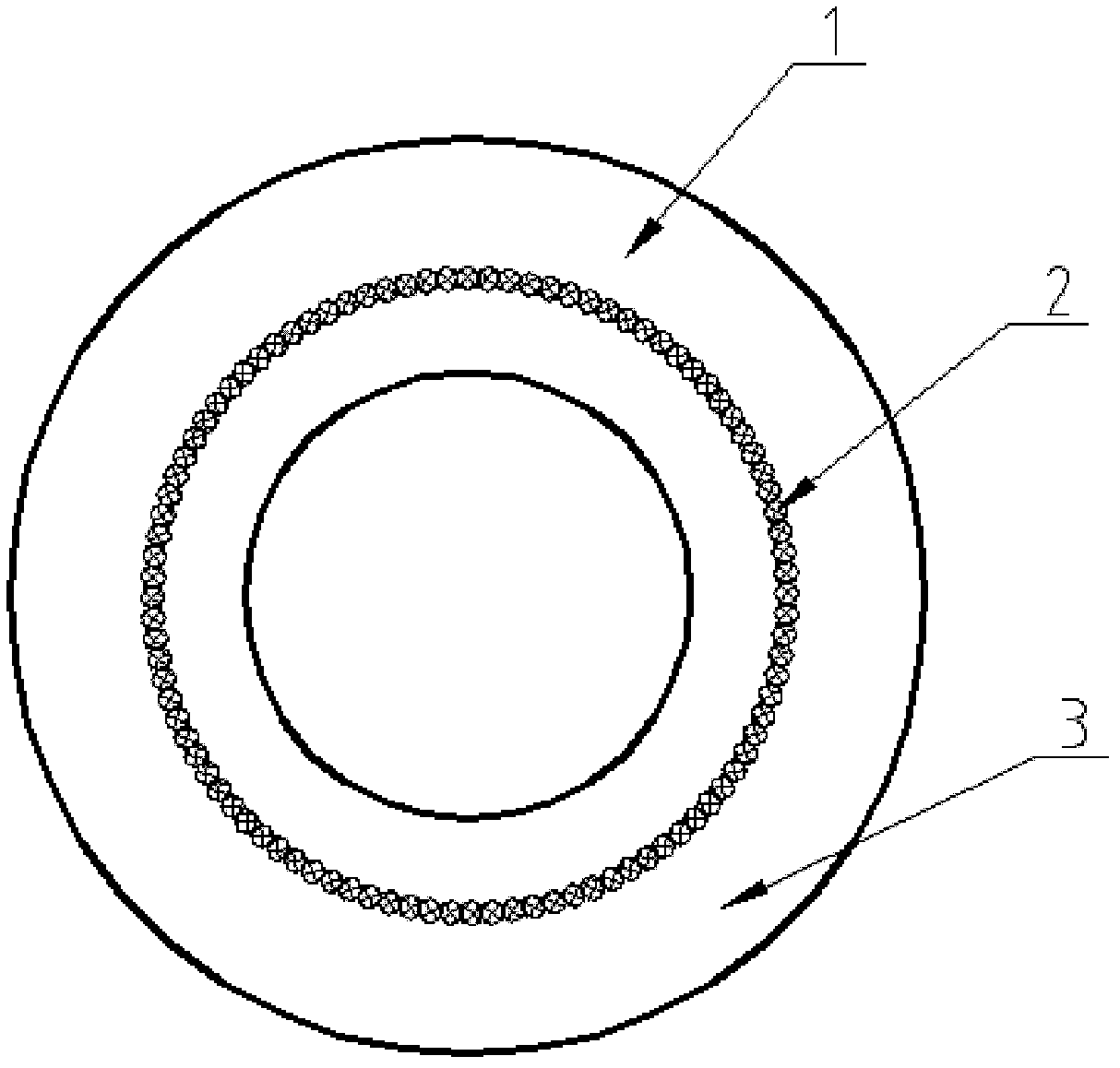 High-pressure power steering gear rubber tube and manufacturing process thereof