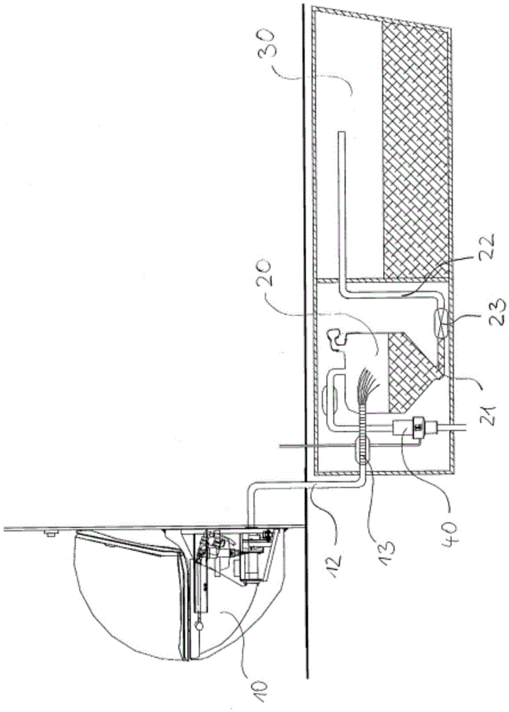 Vacuum toilet system used for vehicles