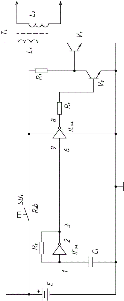 Ignition circuit of separately-excited arc lighter