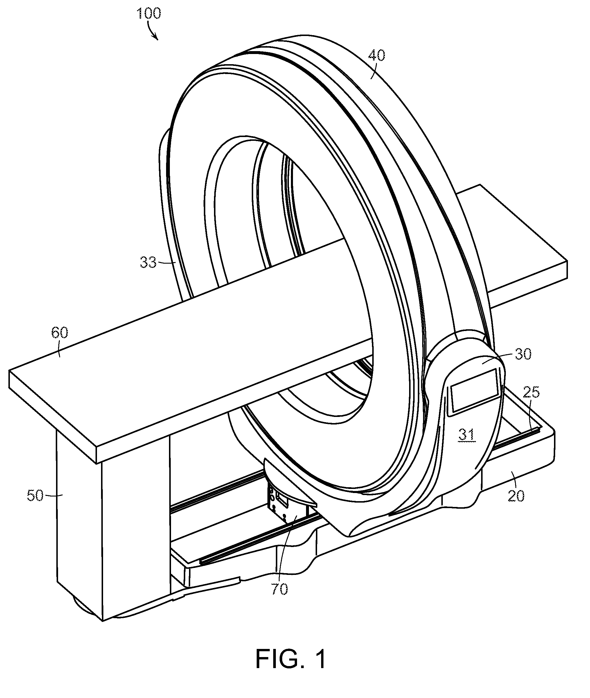 Diagnostic imaging apparatus with airflow cooling system