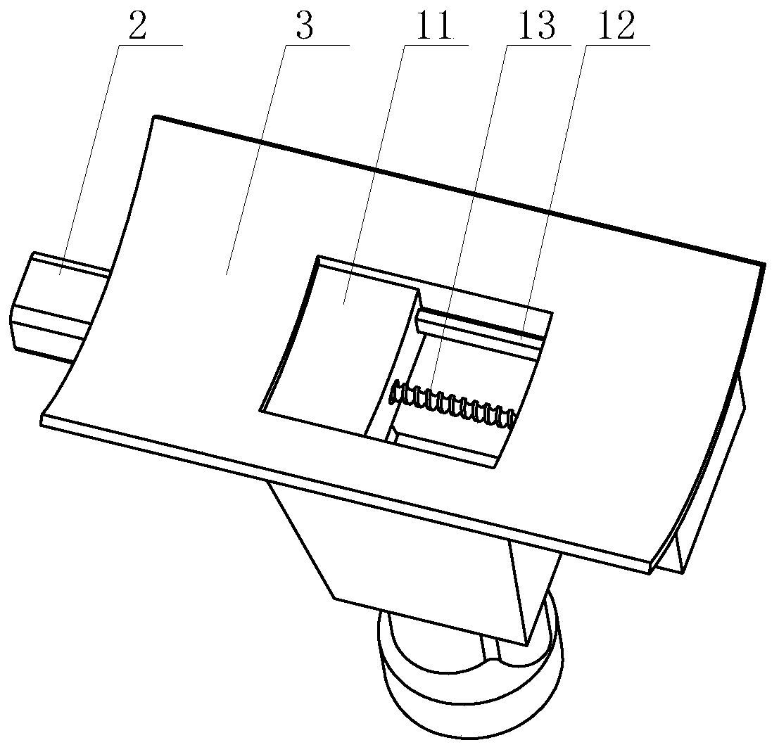 Sludge discharging device for sewage treatment