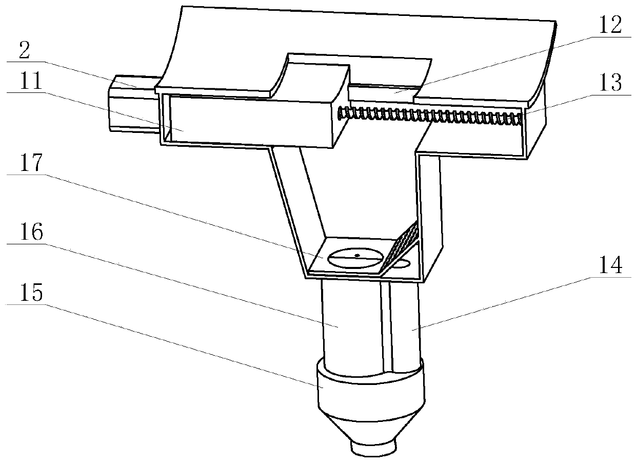 Sludge discharging device for sewage treatment