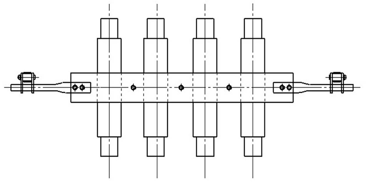 Rope-binding prevention device for quickly changing head rope of mine hoist