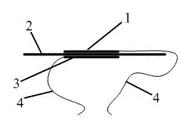 Fluid pressure measurement sensor based on high polymer thin film