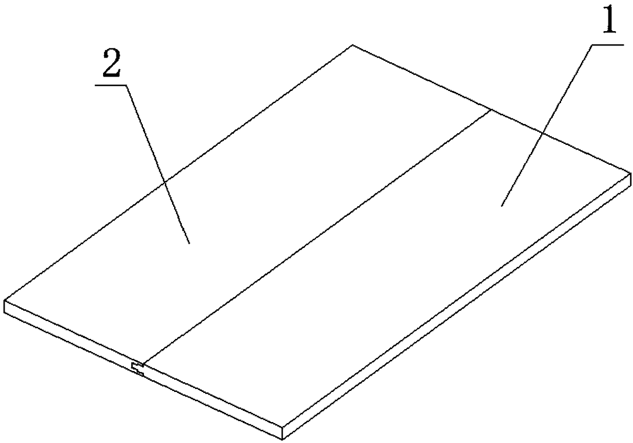 Laminated board structure for wood floor