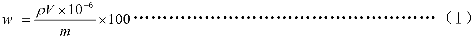 Determination method for calcium, cobalt, chromium and iron in tungsten carbide