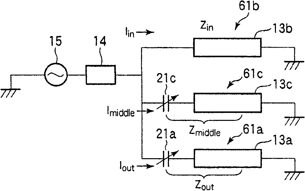 Inductive couple plasma processing device