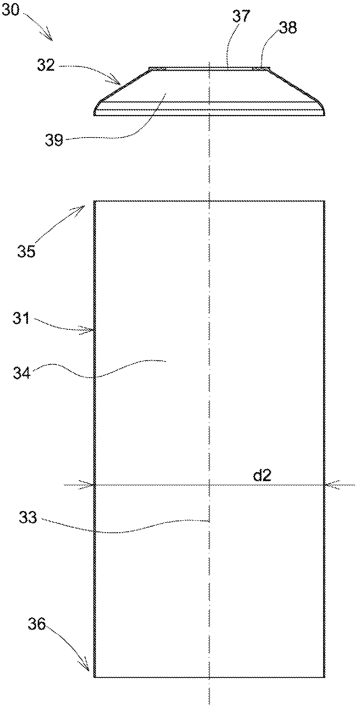 Tubular container with an outer tube and an inner container