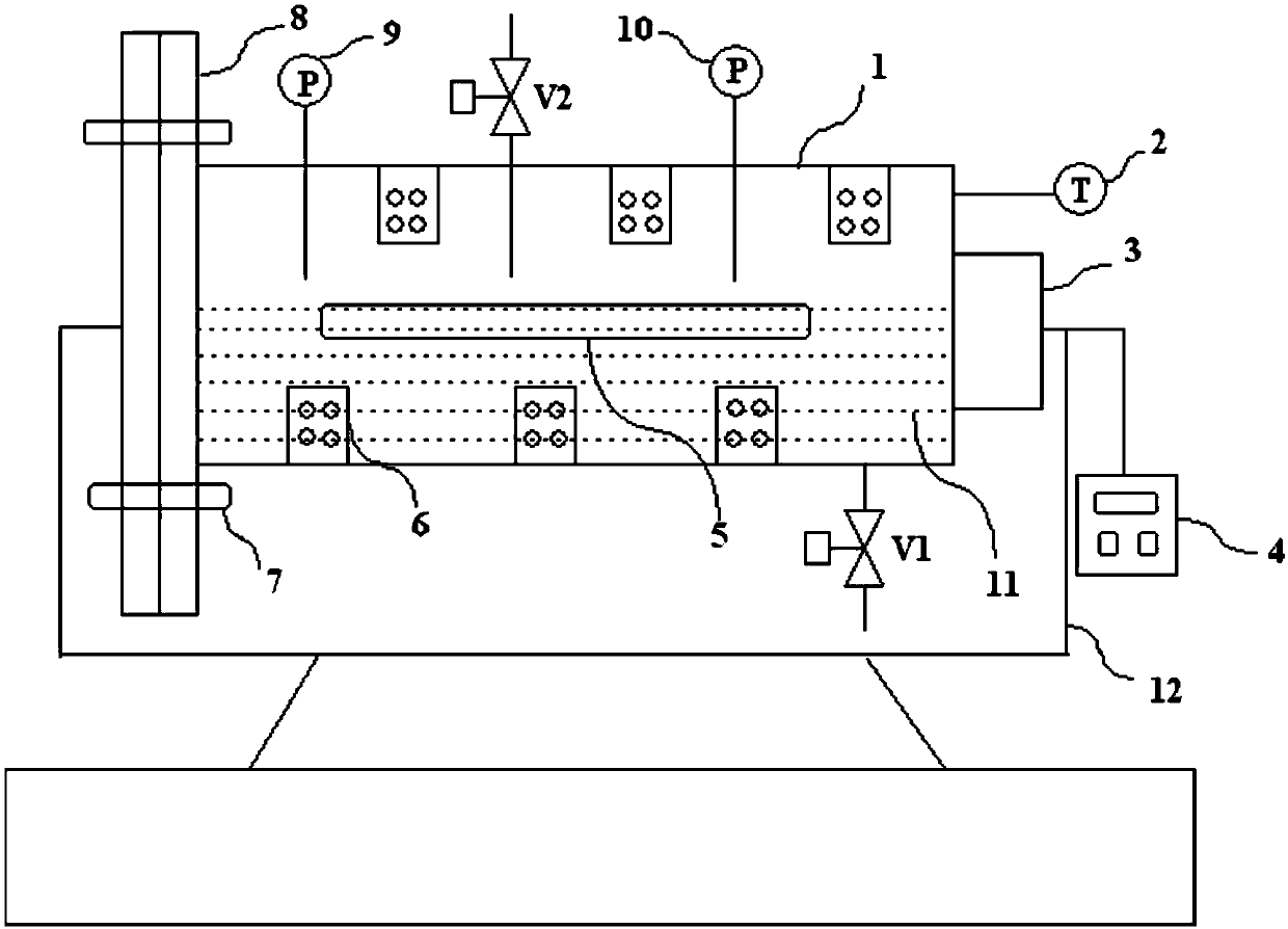 Hydrate generation and sample preparation reaction kettle component