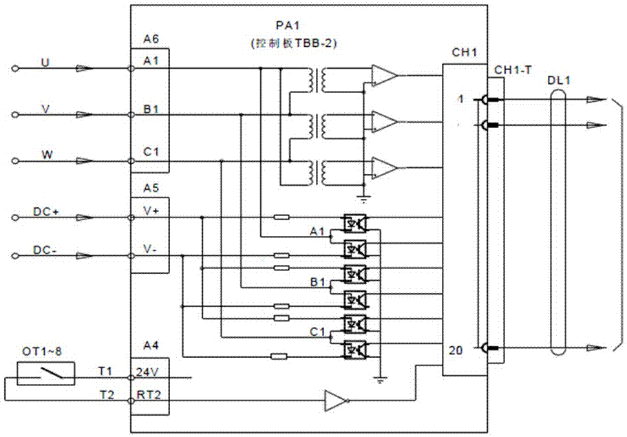 Main and auxiliary generator ultra-wide-frequency excitation device of AC transmission internal combustion locomotive