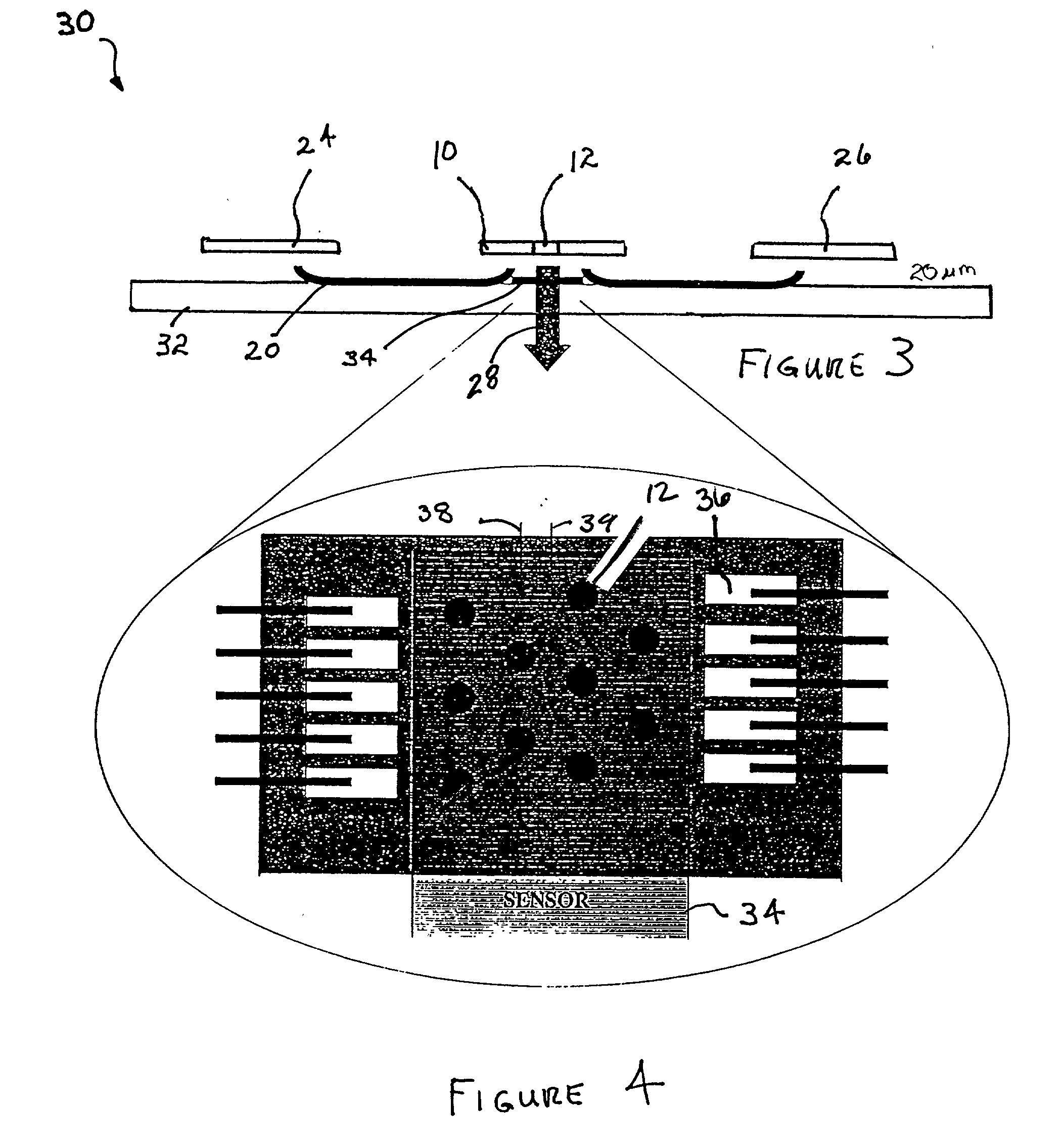 Amorphous silicon sensor with micro-spring interconnects for achieving high uniformity in integrated light-emitting sources