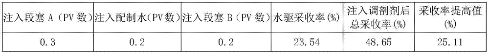 High permeability pore type oil reservoir polymer/surfactant dual-slug profile control agent and use method thereof