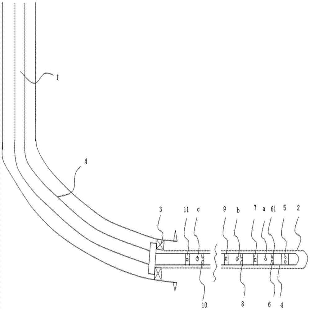 Time-division and segmental thermal injection production string and method for offshore heavy oil horizontal well