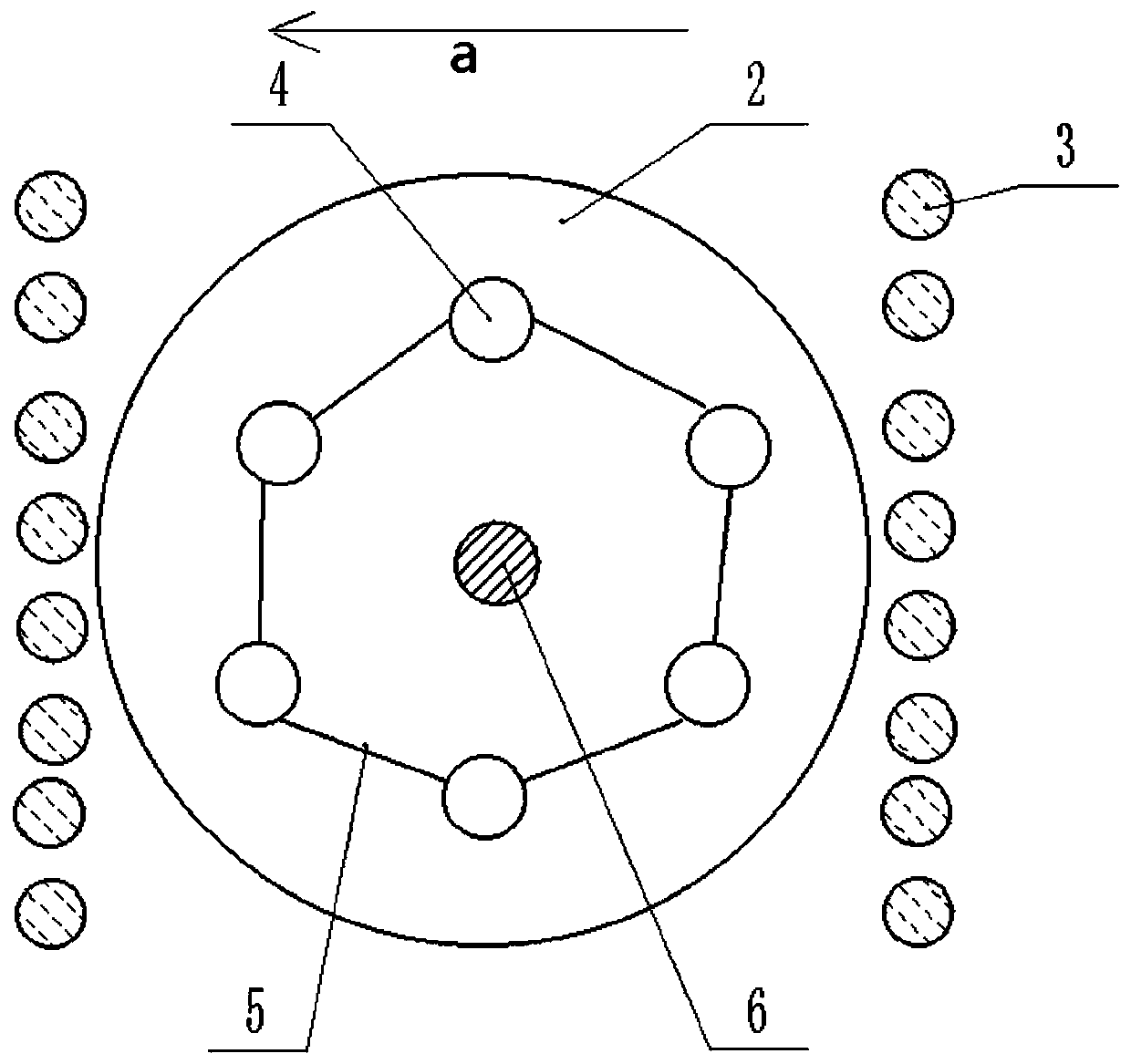 Slope surface dissected valley greening scour preventing system and construction method thereof