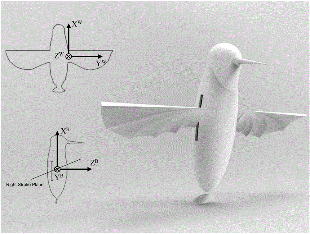 Control method for bionic flapping-wing aerial robot