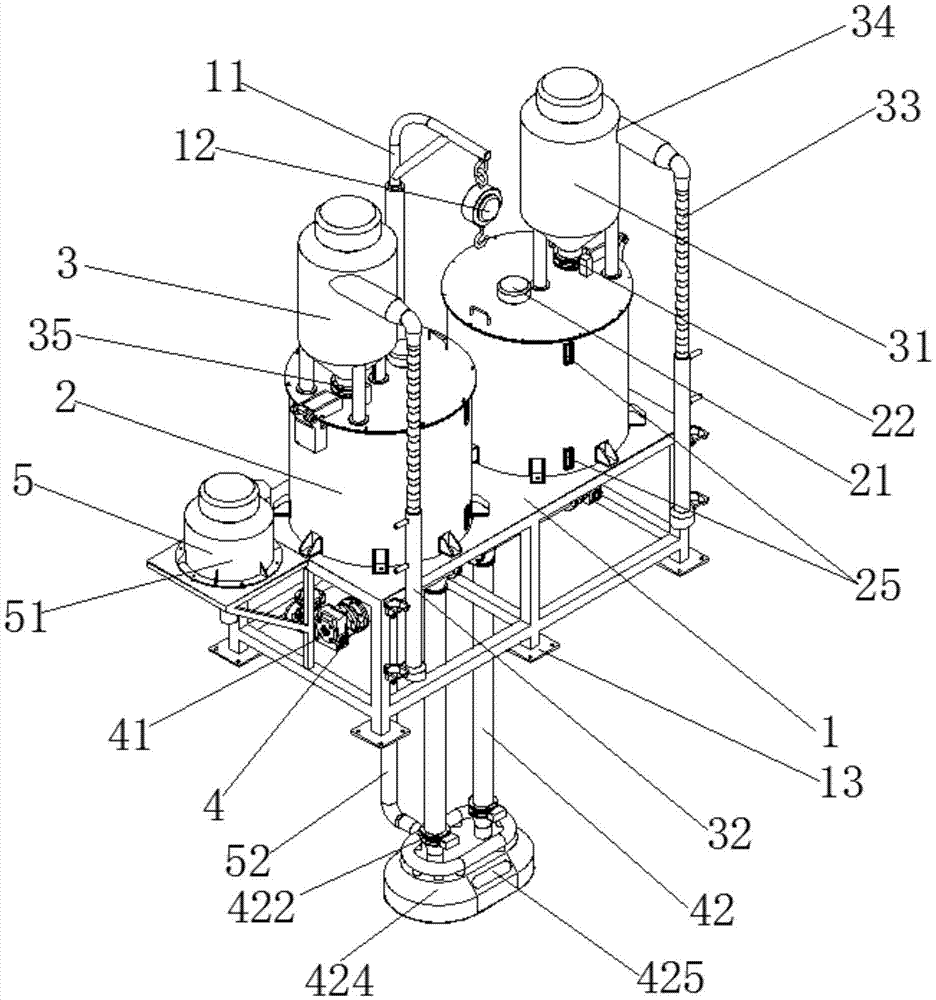 Accurately controlled explosion-proof type automatic feeding device