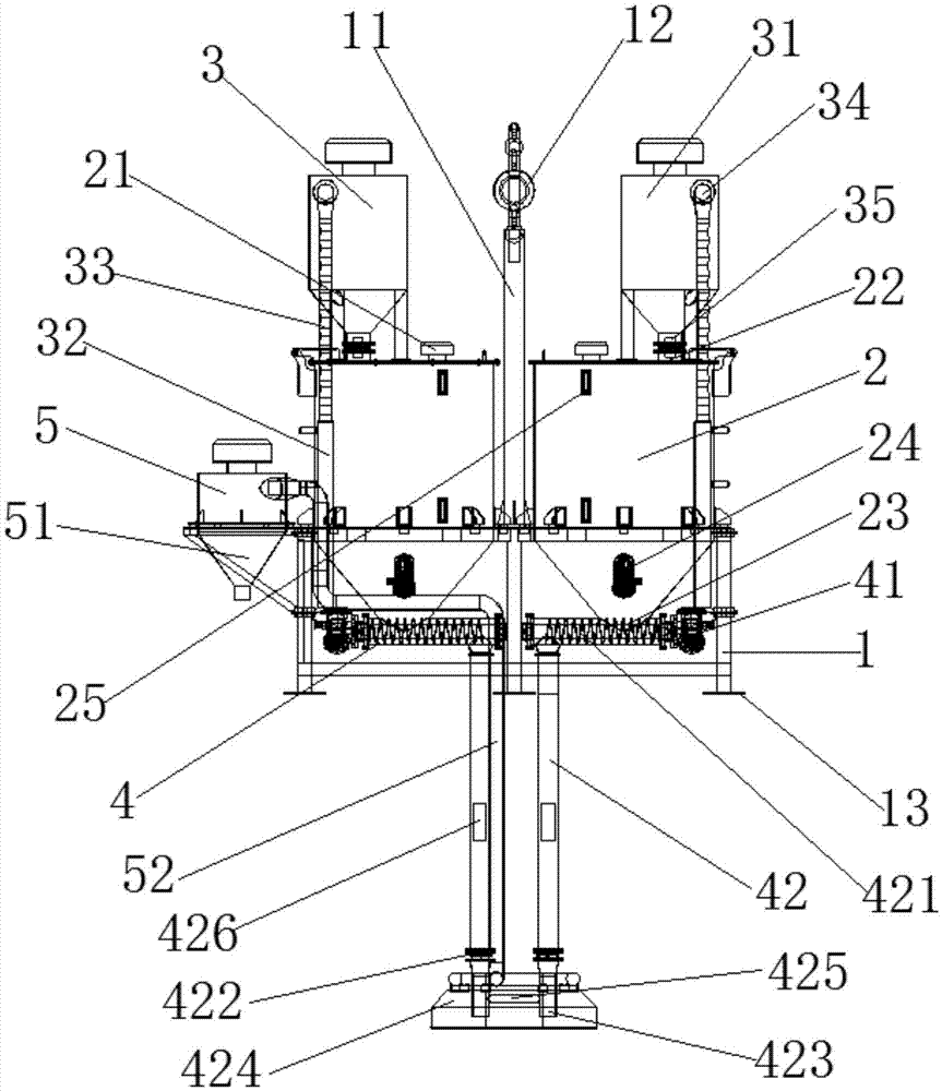 Accurately controlled explosion-proof type automatic feeding device