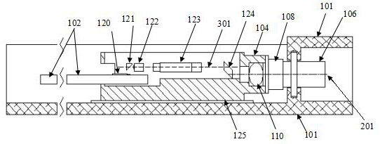 Hard connection implementation method of optical module and optical module