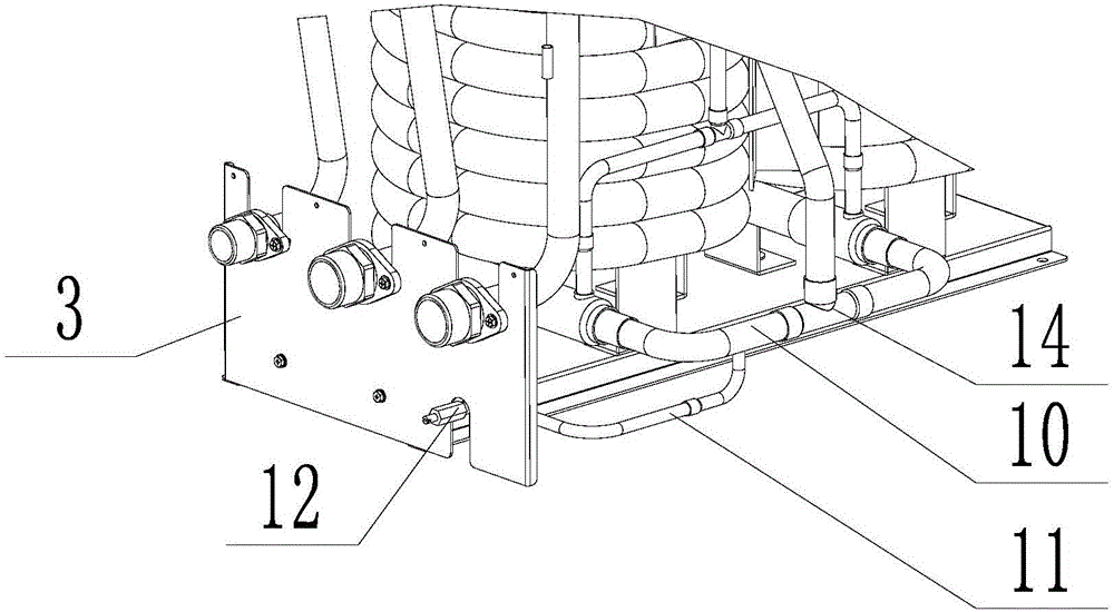 Frost crack resisting drainage pipeline and manufacturing method thereof