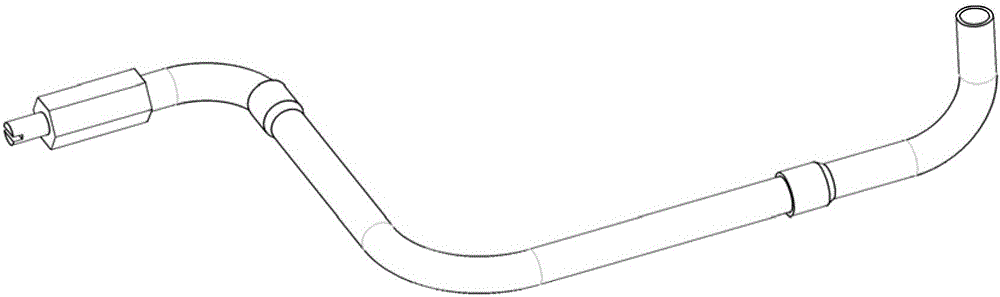 Frost crack resisting drainage pipeline and manufacturing method thereof