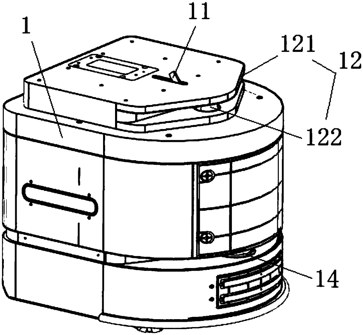 Looseness-proof skip transport robot