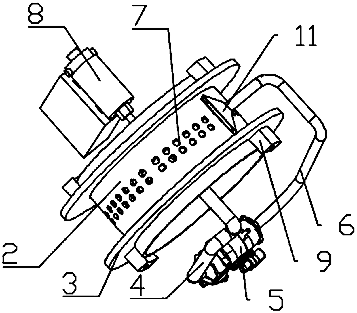 Reed leaf automatic arrangement and loading device