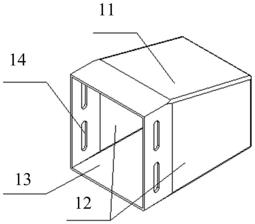 A large steel formwork designed integrated with a reserved box and its construction method