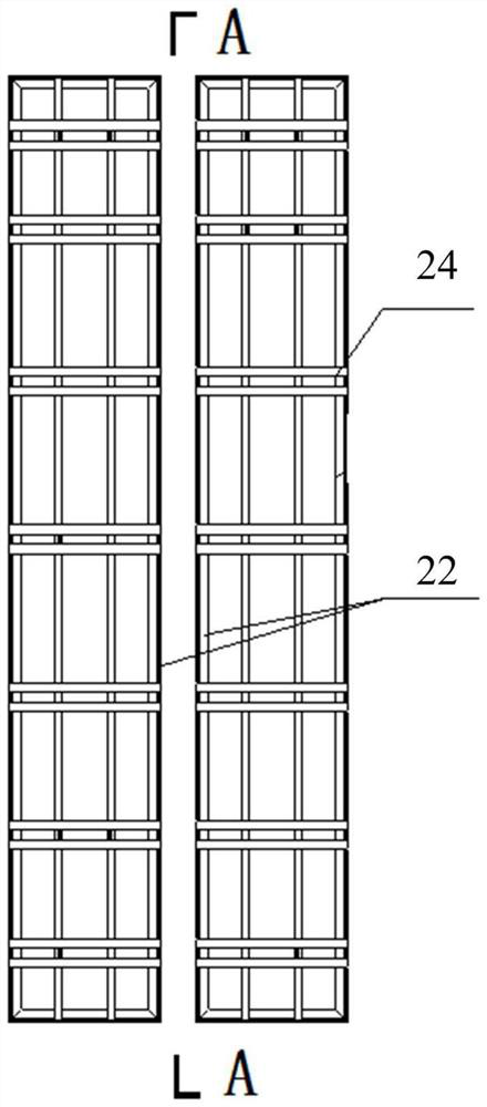 A large steel formwork designed integrated with a reserved box and its construction method