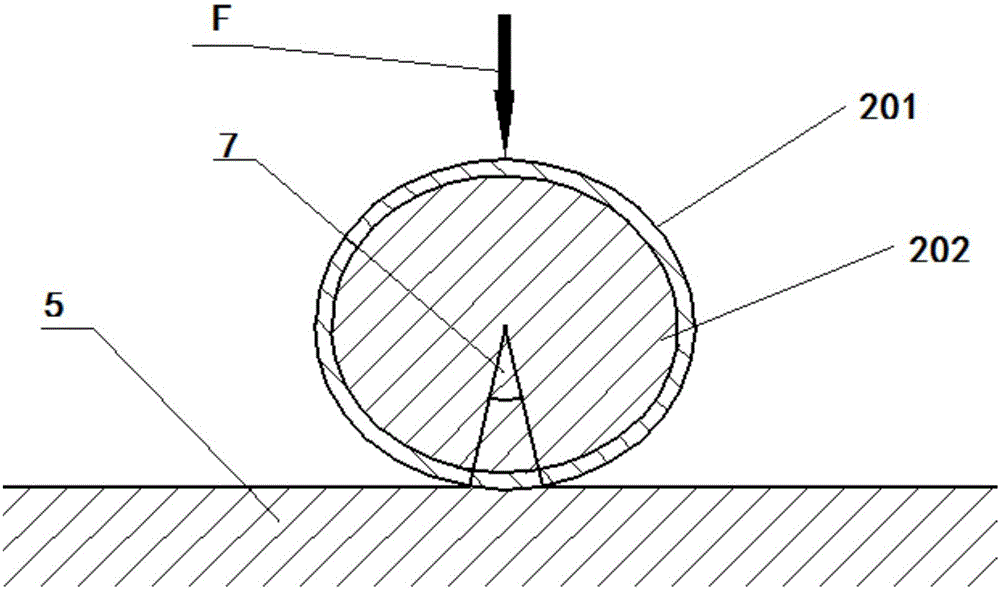 Combined rolling body antifriction bearing capable of increasing contact wrap angles of rolling bodies