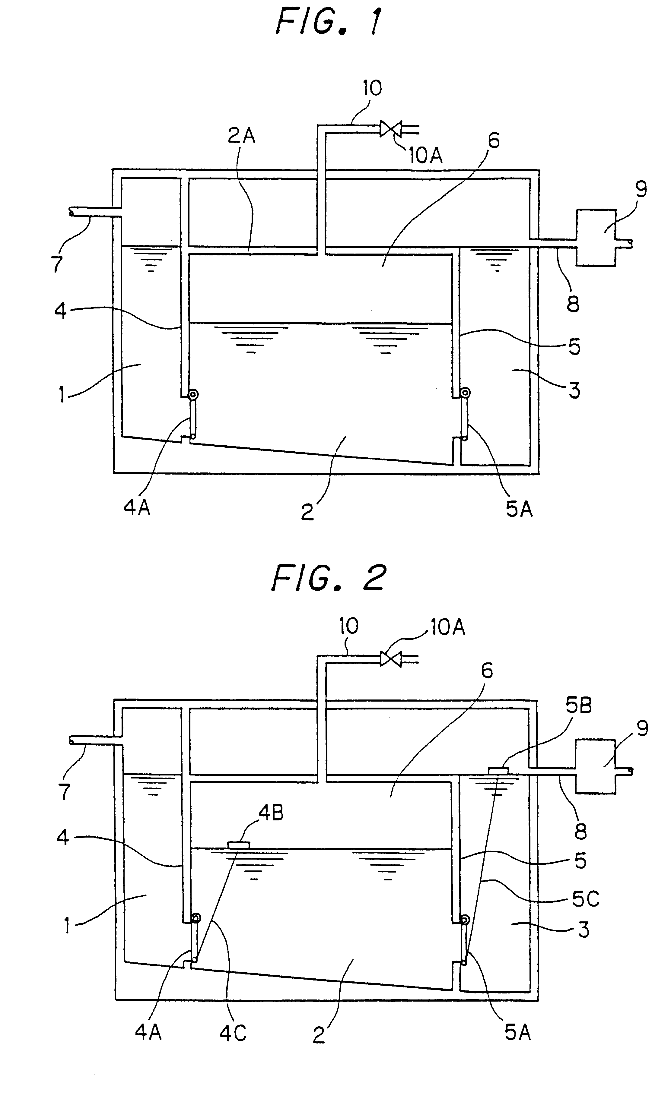 Two-phase type methane fermentation reactor