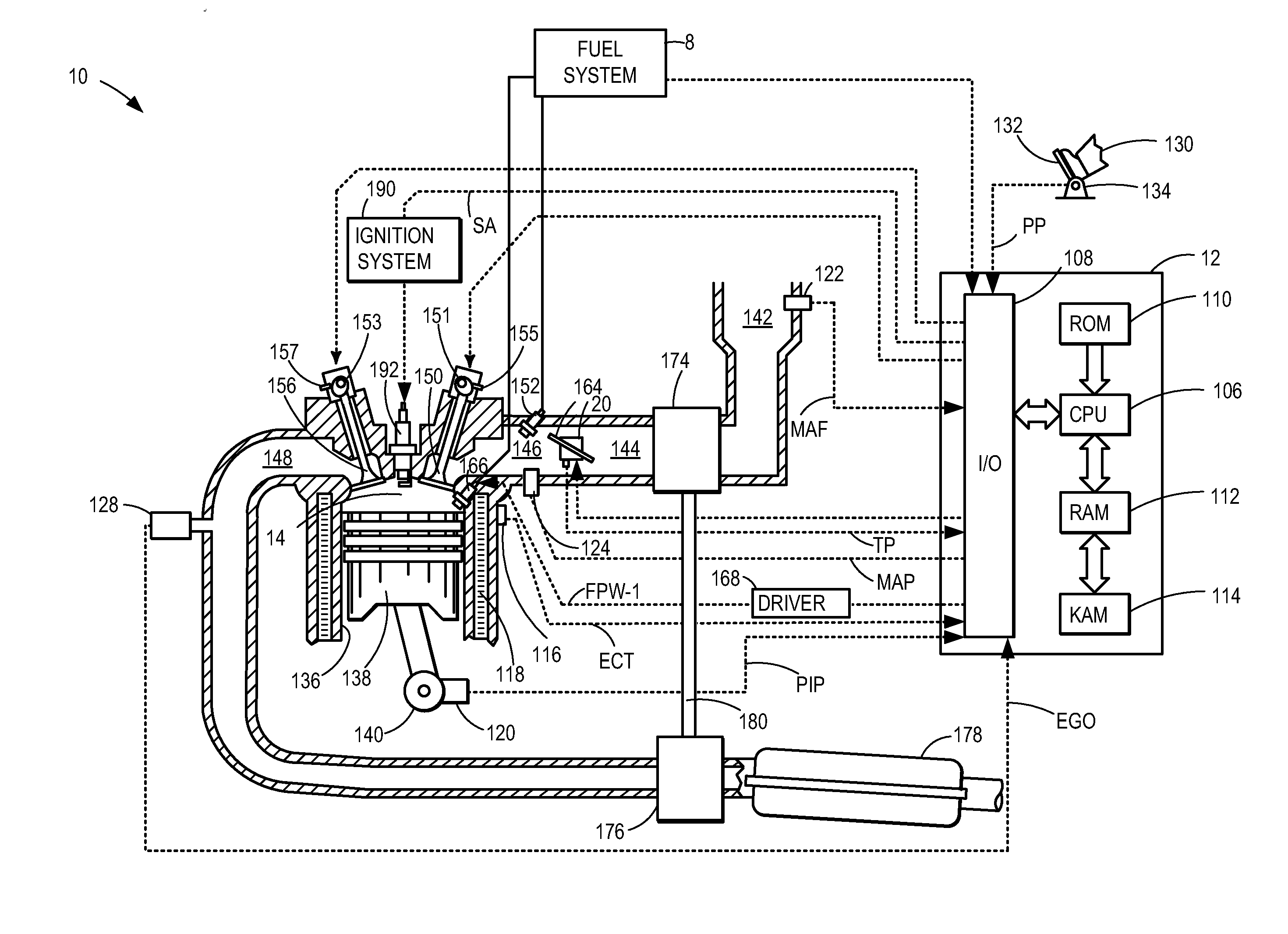 Internal combustion engine which can be operated with liquid and with gaseous fuel and a method for operating an internal combustion engine of this kind