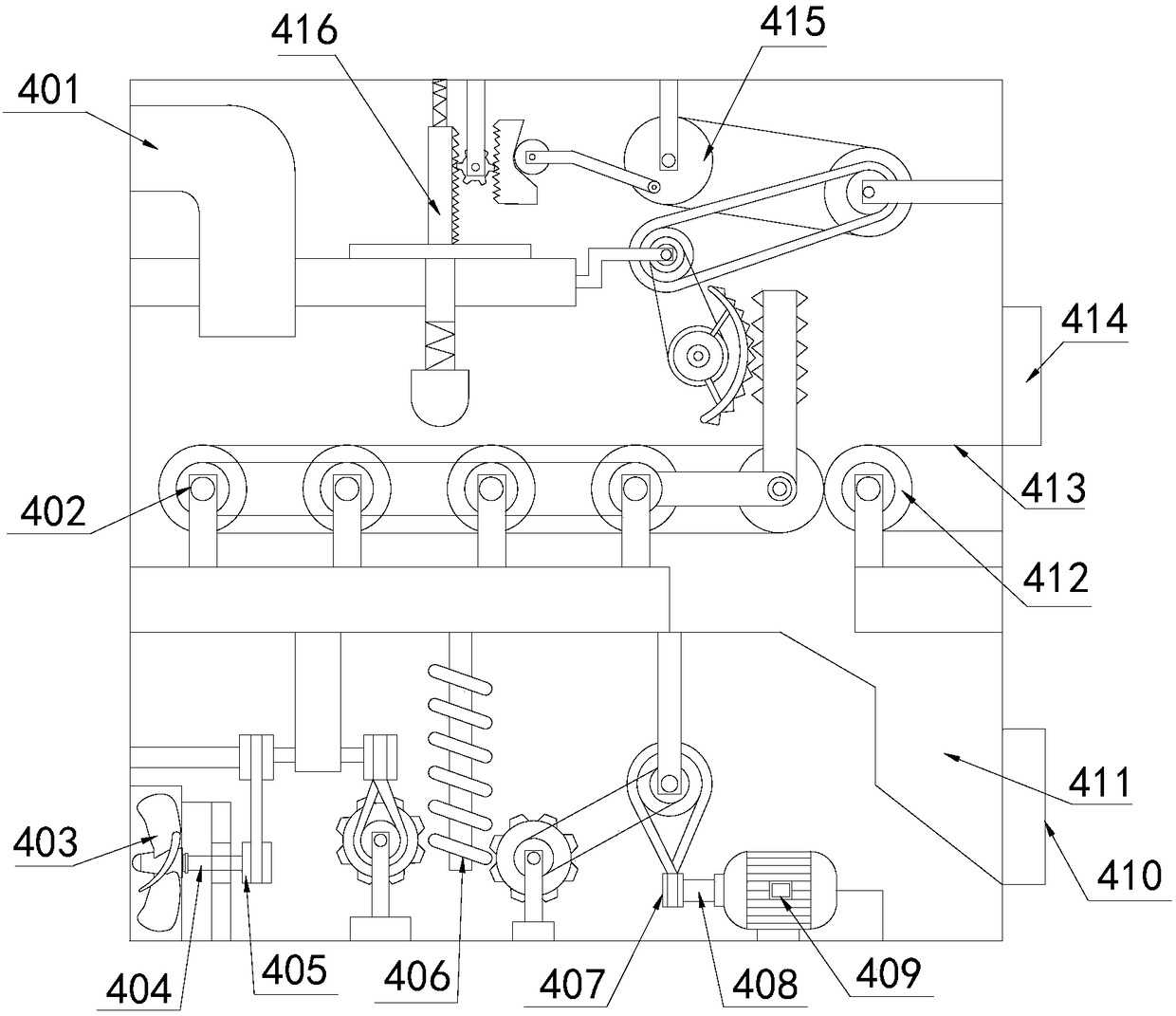 Slicing device for vegetable processing