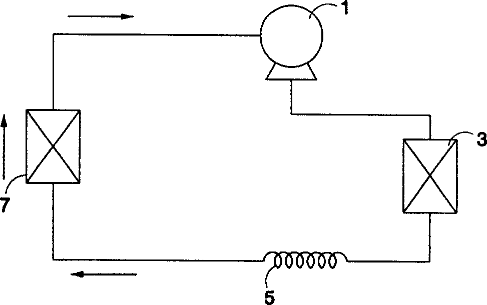 Heat exchanger circuit for air conditioner