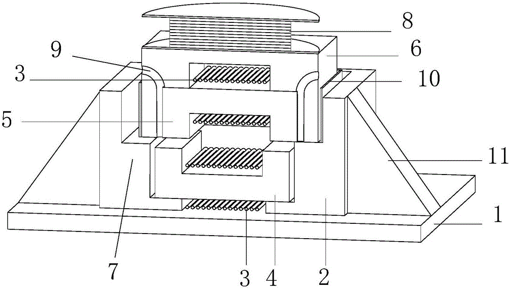 Three-dimensional seismic isolation device