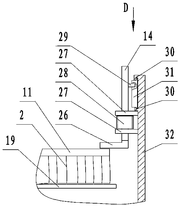 Long drag handkerchief automatic cleaning machine