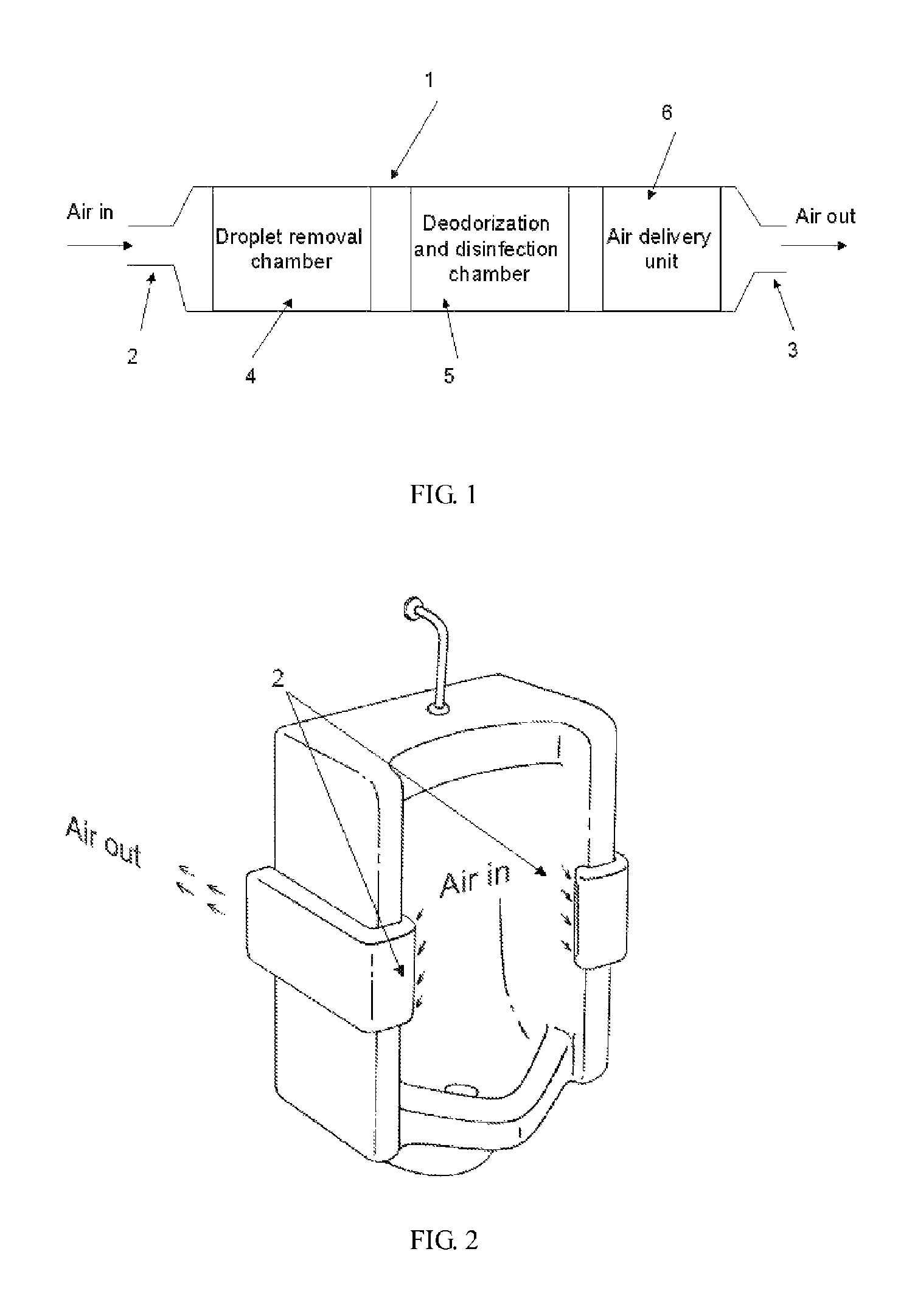 Method and apparatus for disinfecting and deodorizing a toilet system