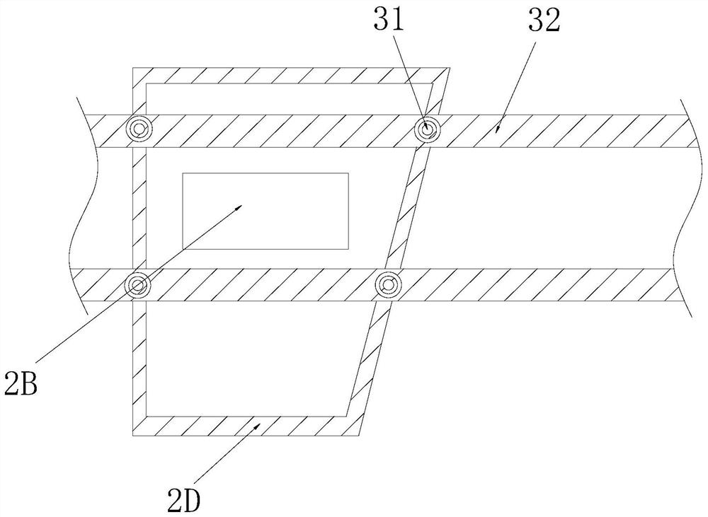 Transverse locking device for heavy tower crane