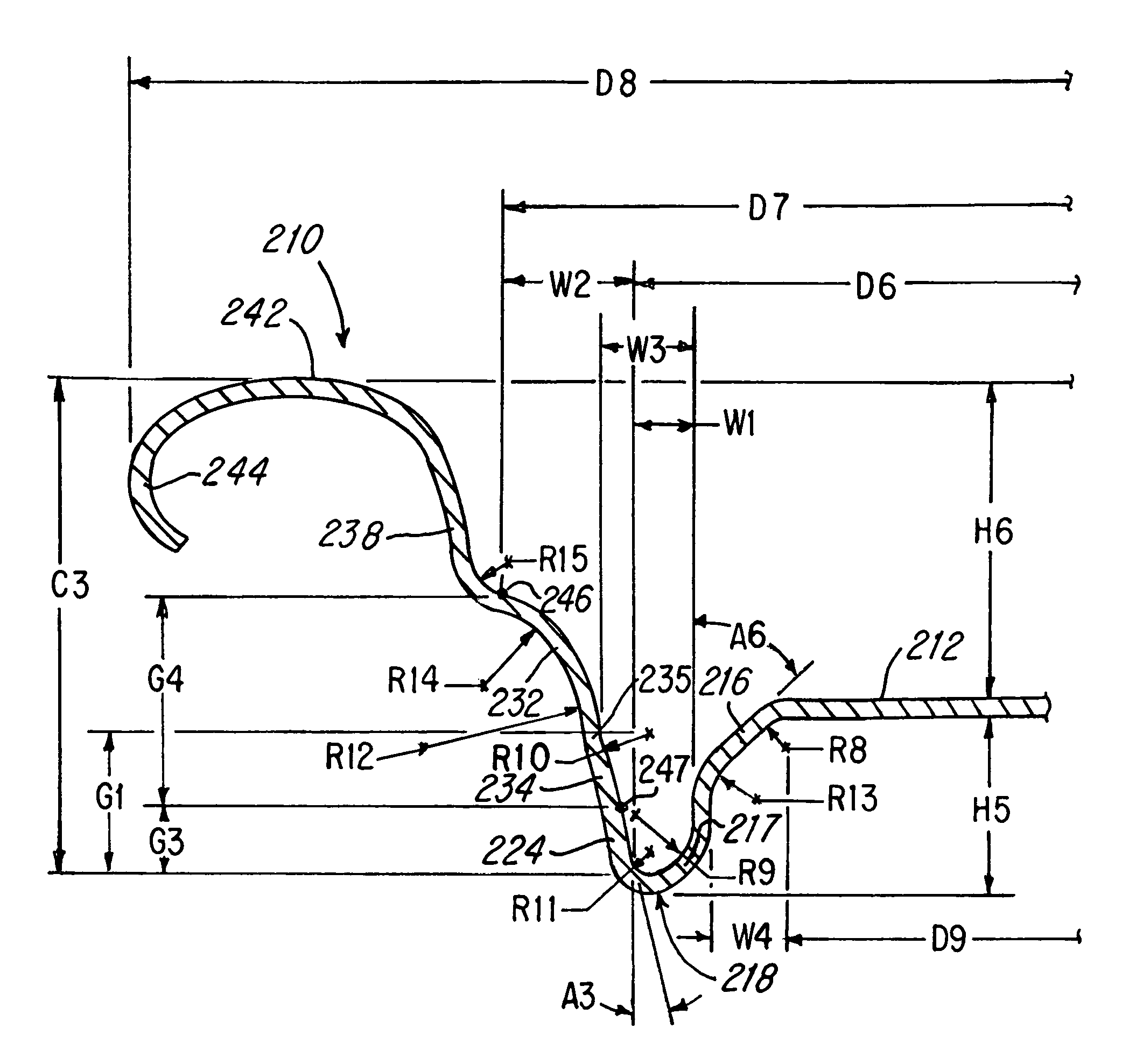 Can shell and double-seamed can end