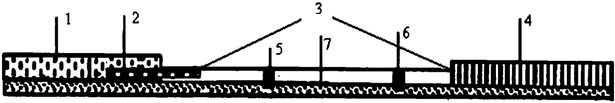 Test paper strip for detecting glycyrrhizic acid, preparation method and applications thereof