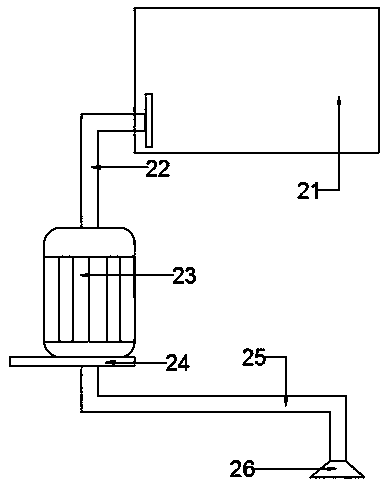 Endoscope tube cleaning and disinfecting device for gastroenterology in hospital