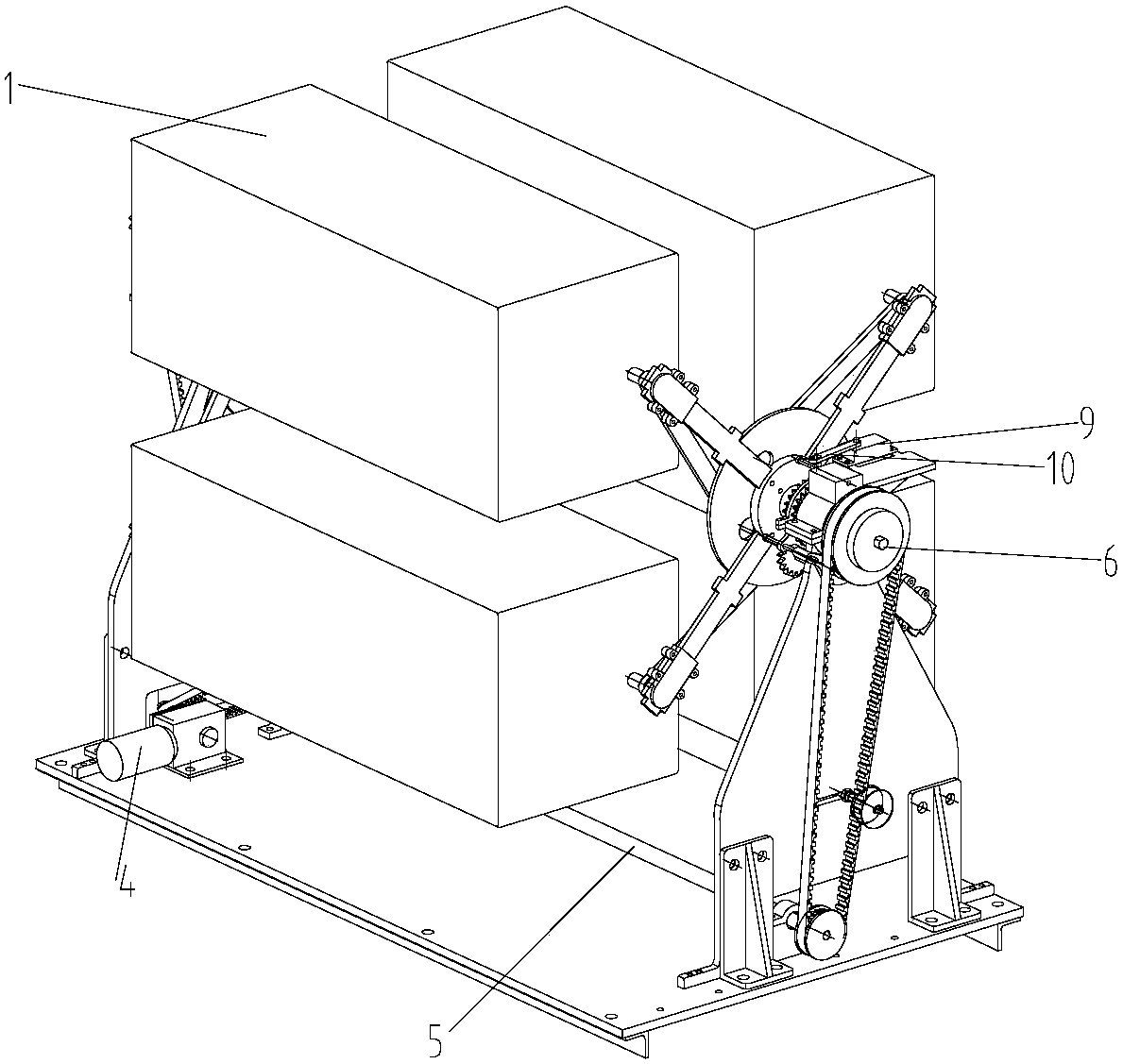 Rotary container intelligent bulk container