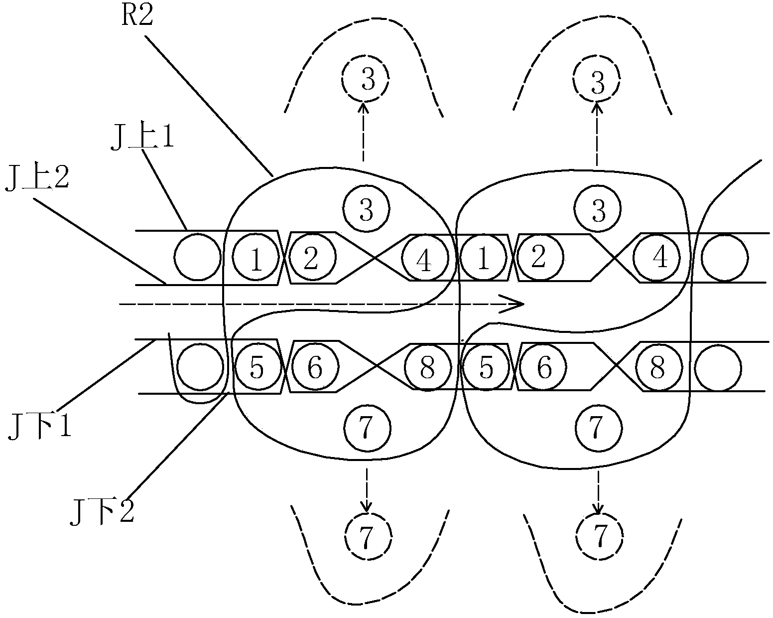 Single-sided concave-convex jacquard velvet fabric and weaving method thereof